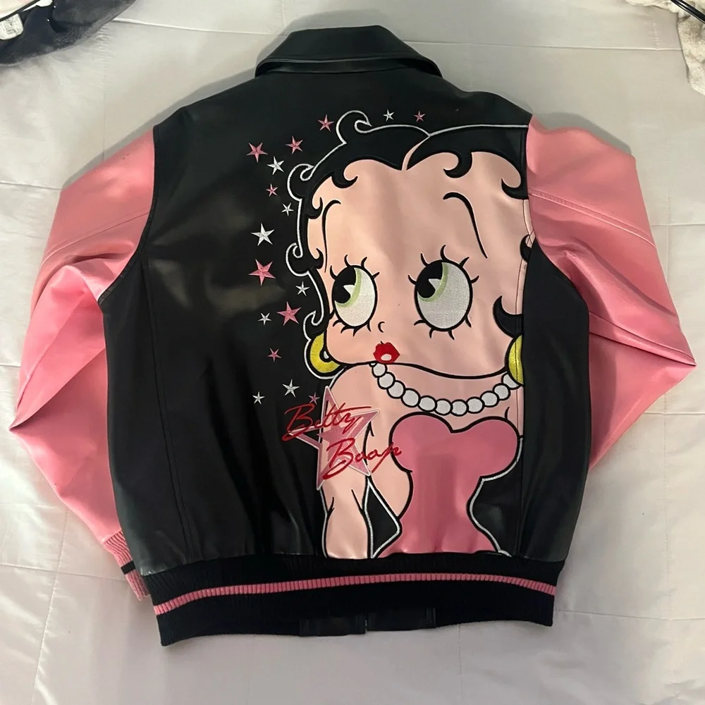 Betty Boop Leather Jacket - Picture 1 of 6